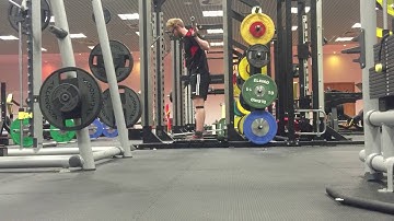 Banded pause squat