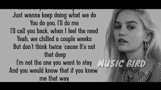 Numb - Carlie Hanson (Lyrics)