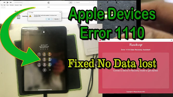 Recover data on Error 1110 iphone x,12,12pro,promax,13,13pro,13promax and  iPad