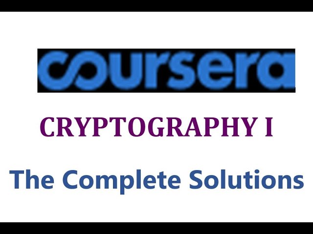 Coursera Cryptography Uiversity Of Maryland Quiz Week 7 Final Exam