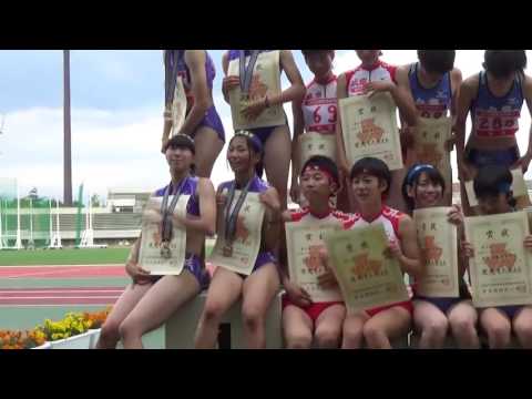 南関東高校陸上 女子4×400mR 表彰式 2015年6月22日 ▶8:15 