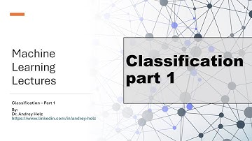 5. Introduction to Machine Learning Classification