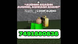 LOUD / ANNOYING Roblox audio IDS 2025