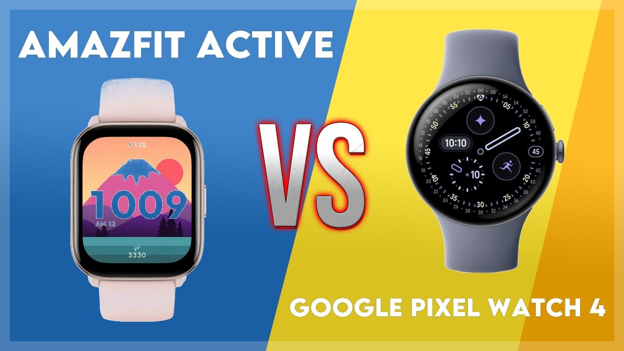 Amazfit Active vs Google Pixel Watch 4 Comparison - YouTube