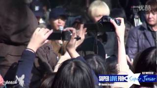 [fancam] 121030 Super Junior at Leeteuk's Enlistment