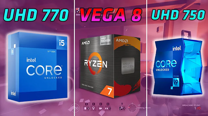 哪个集显表现最佳？Intel UHD 770 vs 750 vs AMD Vega 8 对比测试