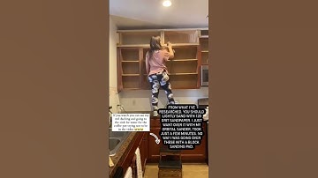 Shouldn’t cabinets always go to the ceiling?!