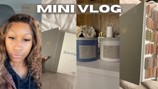 MINI VLOG l got a new bible , best candles, Sunday reset, self care &amp; more l ANAIYA FOREVER