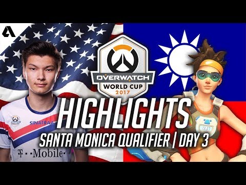 Team USA vs Chinese Taipei | Overwatch World Cup 2017 Highlights
