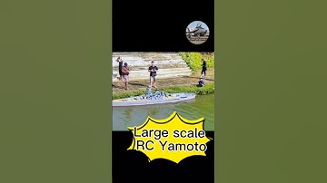 Do you like this large scale rc battle ship yamoto? #rcmodel #scalemodel #rcship #worldofwarships