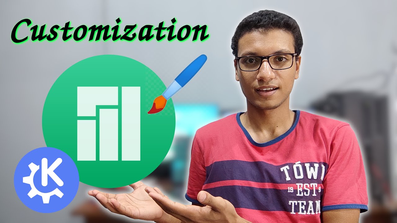 My customization of Manjaro Linux KDE Plasma [عربي] - YouTube