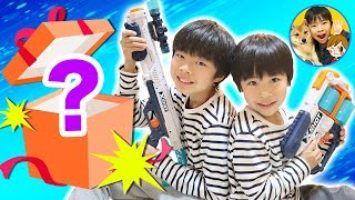 宇宙人からのサプライズボックスをゲットしろ！　エックスショット（ナーフ以外のトイガン）　X-Shot　ドラえもん　妖怪ウォッチアーク　おもちゃ