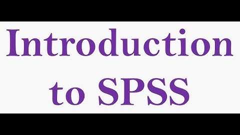 Introduction to SPSS tutorial in Amharic በአማርኛ  part 1