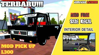 BUSSID V 3.3.3 || SHARE MOD PICK UP L300 || FULL ANIMASI || BUS SIMULATOR INDONESIA