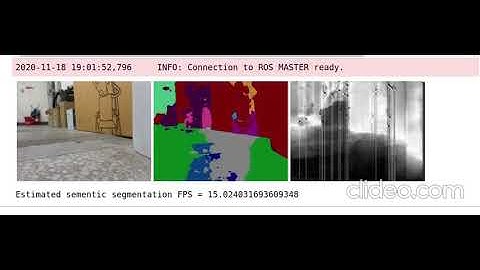realtime semantic segmentation and depth prediction