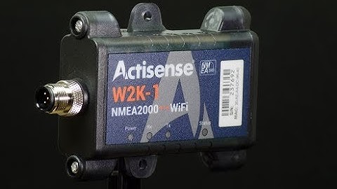 Actisense W2K-1 ▶ NMEA 2000® to Wi-Fi Gateway