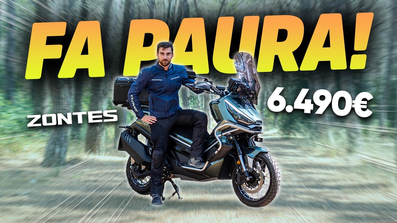 ZONTES 368G (2025): QUESTO SCOOTER CINESE FA PAURA! 😨 - Test Ride ITA