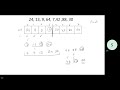 Trace the steps involved in sorting the given array using quick sort الخوارزمية السريعة للفرز