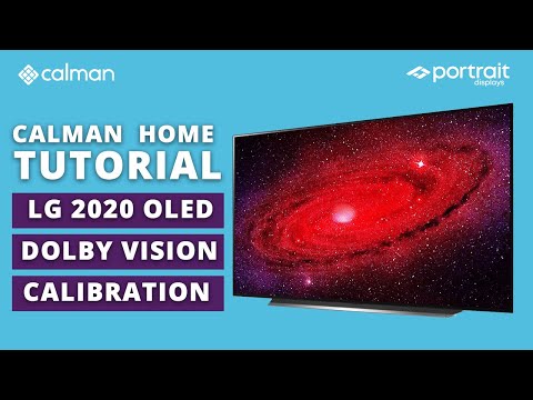 LG 2020 OLED Dolby Vision Calibration with Calman Home for LG