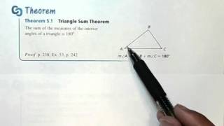 5.1 Angles of Triangles