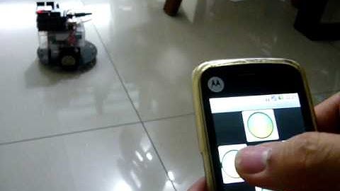 手機無線遙控車 = Android phone + Arduino + WiFi + Orientation  Sensor