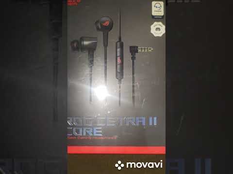 ROG Cetra II Core Gaming Earphone unboxing
