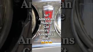 🥇 The Canadian Muscle Car Americans Couldn’t Buy! 🇨🇦🔥