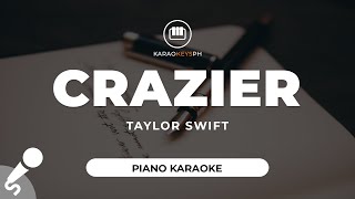 Crazier - Taylor Swift (Piano Karaoke)