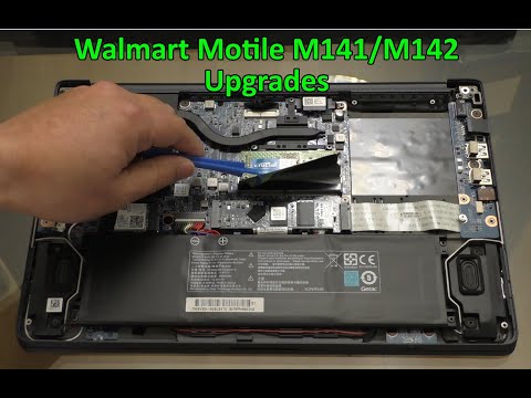Walmart Motile M141/M142 Upgrades (RAM, SSD, Wireless Card)