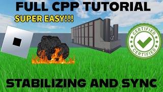 Full Cpp Stabilizing and sync tutorial! (very easy) | Roblox Industrialist | CERTIFIED VIDEO