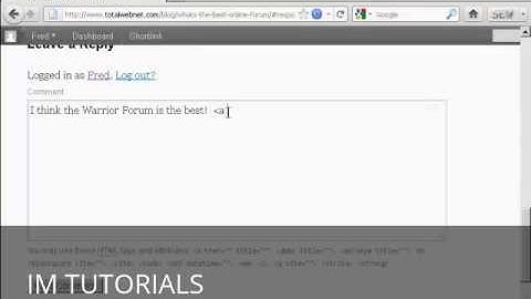 How to Create a Blog Comment and Leave a Backlink