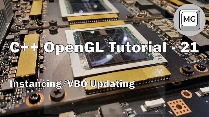 C++ OpenGL Tutorial - 21 - Instancing/VBO Updating