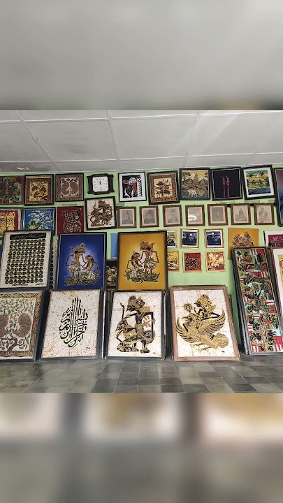 Galery Lukisan Batik Prada Romo Suhardi & Para Abdi Dalam Tamansari @ Yogyakarta # langgananku
