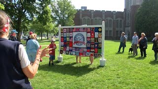 Fabric of America community art installation unveiled in downtown Perrysburg