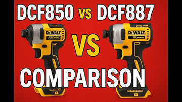 DCF850 vs DCF887 – DeWalt 1/4" Impact Driver Showdown After 1 Year of Use