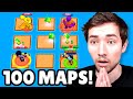 100 MAPS in 1 VIDEO SPIELEN! 😱 Brawl Stars Challenge