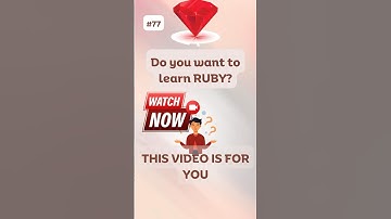 Quiz 77: Master Ruby Programming in 30 Seconds! #quiz #ruby #shorts #codingfacts