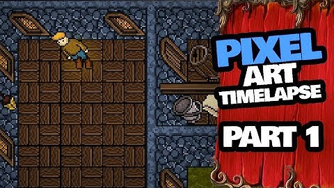 Pixel Art Timelapse - part 1 #tibia #pixelart #gamedev