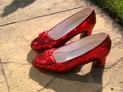 Replica Dorothy Ruby Slippers made by Tracy