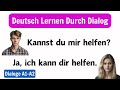 Deutsch Lernen Mit Gesprächen | Deutsch Lernen Für Anfänger | Deutsch Lernen Mit Dialogen A1-A2