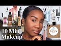 9 Products in 10 MINS | QUICK 10 MIN Makeup Routine For WORK, SCHOOL Or ON THE GO | Imani Lee Marie