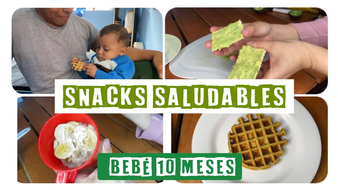 SNACKS SALUDABLES PARA NUESTRO BEBÉ DE 10 MESES/POSHIS 