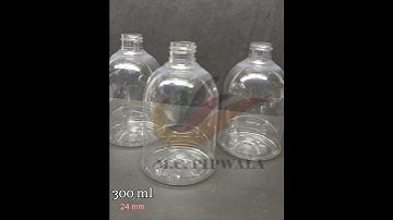 Introducing 300 ml Transparent Bell design pet bottle [Neck Size: 24 mm] by M.C. PIPWALA!