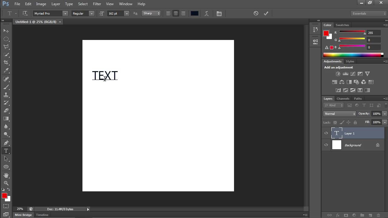 How To Make Vertical Text In Photoshop Cs6 Youtube