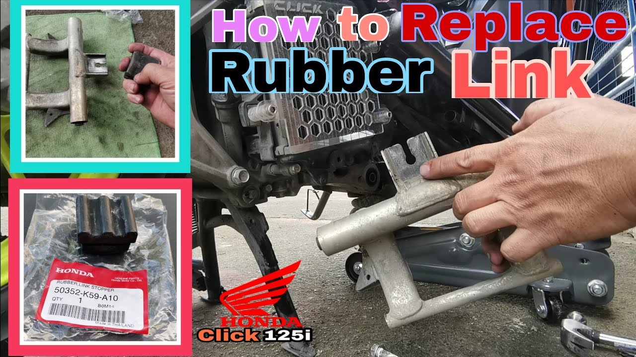 Replace Rubber link tutorial Honda Click 125/150 YouTube