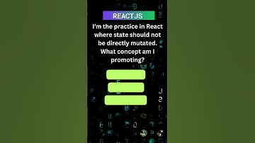 Unlocking the Power of Immutability in ReactJS: Building Robust and Predictable Applications! #react