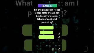 Unlocking the Power of Immutability in ReactJS: Building Robust and Predictable Applications! #react