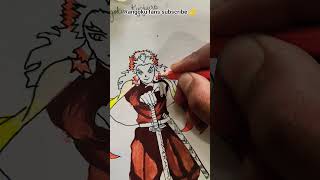 rangoku #demonslayer #anime #drawing #viralshorts