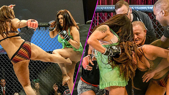 Brawl Breaks Out AFTER The Fight! Allie Parks vs S...