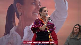 Visita Doctora Claudia Sheinbaum a Tenejapa Chiapas